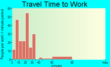 Stevenson travel time to work - commute