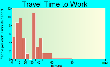 East Ellijay travel time to work