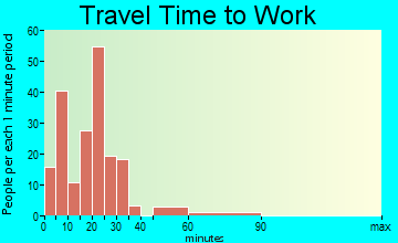 Ellaville travel time to work - commute