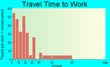 Forsyth travel time to work - commute