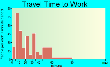 Nashville travel time to work - commute