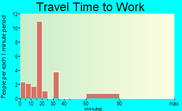 Odum travel time to work