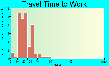 Sasser travel time to work