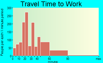 Suwanee travel time to work - commute