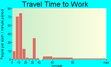 Washington travel time to work