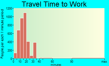 Hilo travel time to work - commute