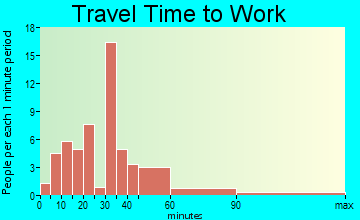Braceville travel time to work