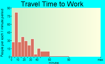 Carthage travel time to work - commute