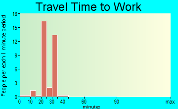 Henning travel time to work