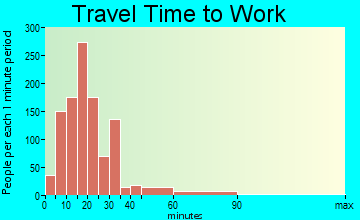 Herrin travel time to work - commute