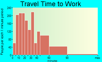 Homewood travel time to work