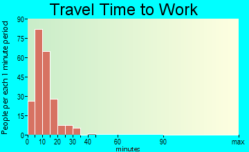 Dillingham travel time to work - commute
