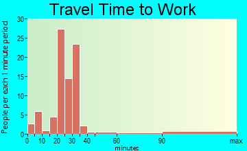 McLean travel time to work