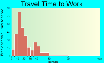 Mount Morris travel time to work - commute