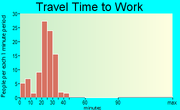 Ogden travel time to work