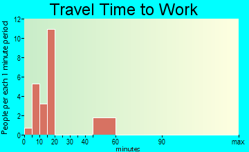 Pulaski travel time to work
