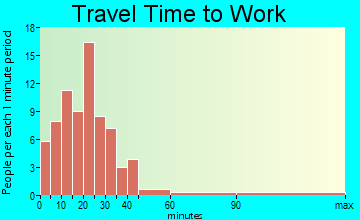 Shannon travel time to work - commute