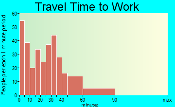 Trenton travel time to work