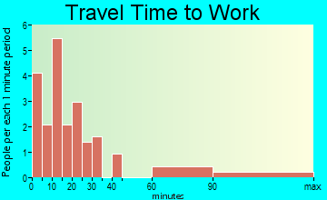 Wellington travel time to work