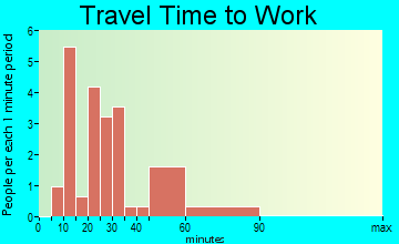 Williamson travel time to work - commute
