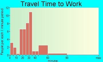 Birdseye travel time to work - commute