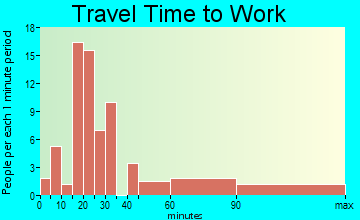 Buffalo travel time to work