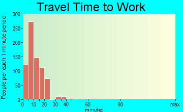 Kodiak travel time to work - commute