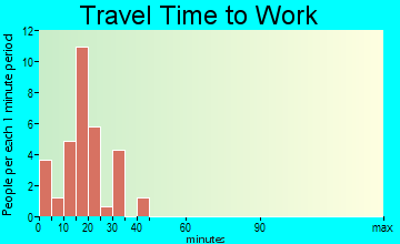 Auburn travel time to work