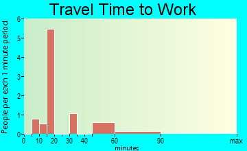 Bassett travel time to work