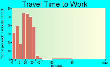 Denver travel time to work