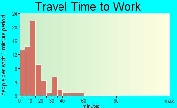 Goldfield travel time to work