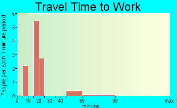 Plano travel time to work