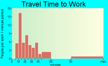 Salcha travel time to work