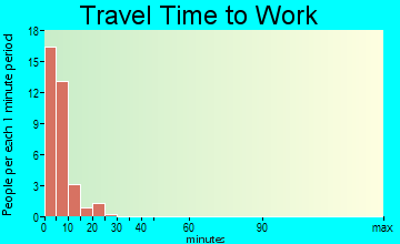 Savoonga travel time to work