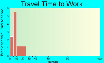 Sleetmute travel time to work