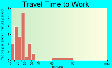 Williamson travel time to work