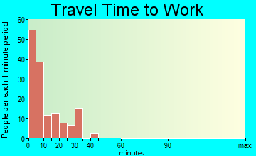 Johnson City travel time to work - commute