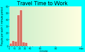 Ogden travel time to work