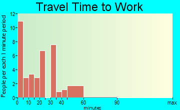 Selden travel time to work
