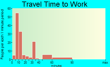 Irvine travel time to work - commute