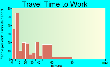 Livingston travel time to work