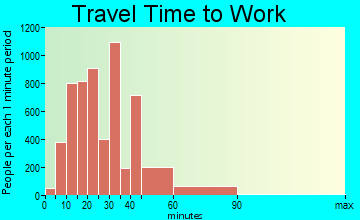 Goodyear travel time to work - commute