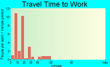 Pioneer travel time to work - commute