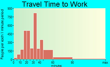 Randallstown travel time to work - commute