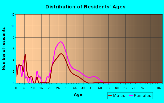 Age and Sex of Residents in Villages of Yorkshire in Denver, CO