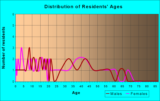 Age and Sex of Residents in Marphil Manor in Brandon, FL