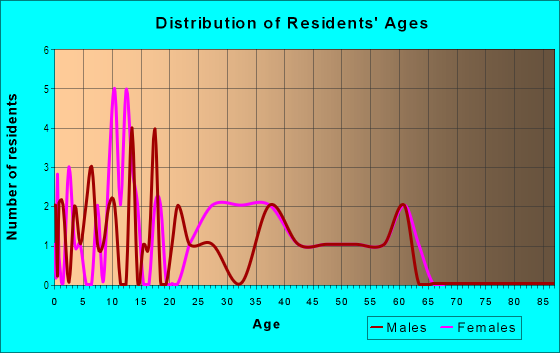 Age and Sex of Residents in Buffalo Estates in Tampa, FL