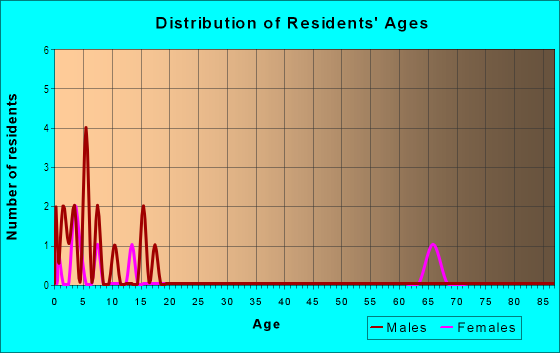 Age and Sex of Residents in Hillsborough Heights in Tampa, FL