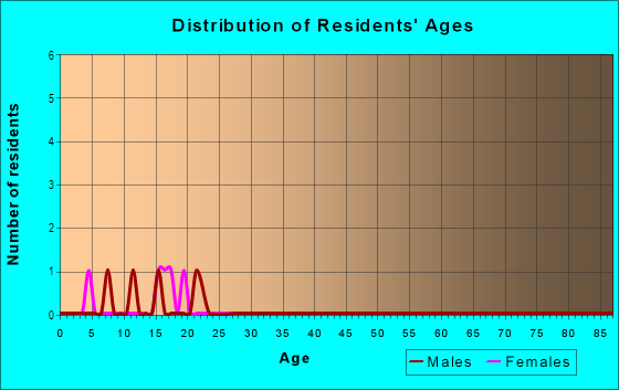 Age and Sex of Residents in Silver Moon Allotment in Tampa, FL