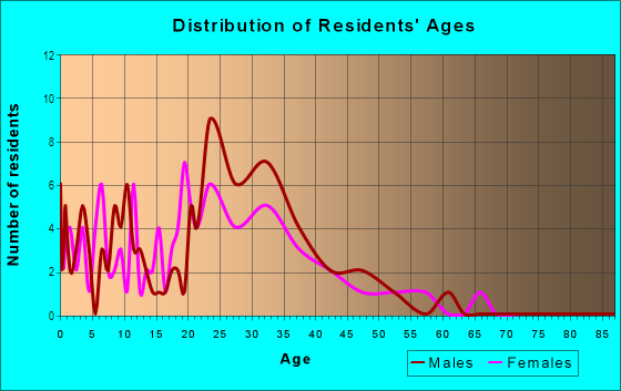 Age and Sex of Residents in Somerset Park Condo in Tampa, FL
